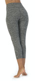 Spacedye Heather Gray 3-4 Length Leggings-back image