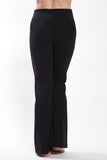 Women's High Waist Comfortable Bootcut Yoga Pants-Black-Back-image