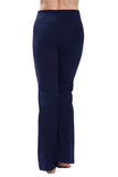 Women's High Waist Comfortable Bootcut Yoga Pants-navy-back image