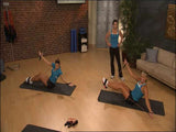 Fat Burn Pilates Barre Fusion Workout Video Core Transformer Resistance Exercise Tube Kit Pilates Side Ab Move