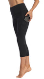 Women_s-High-Waist-Three-Fourth Length-Compression-Pocket-Leggings-black-side-pose